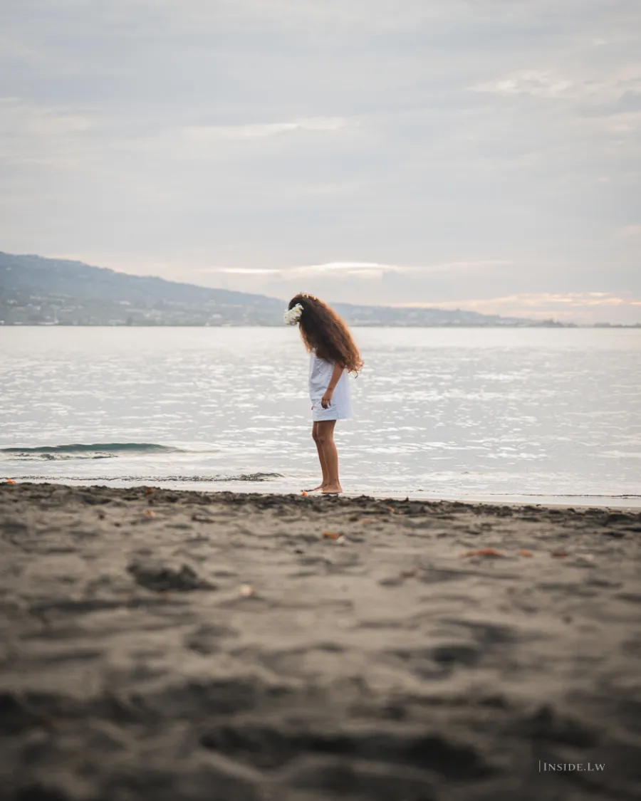 Portrait en lumière dorée